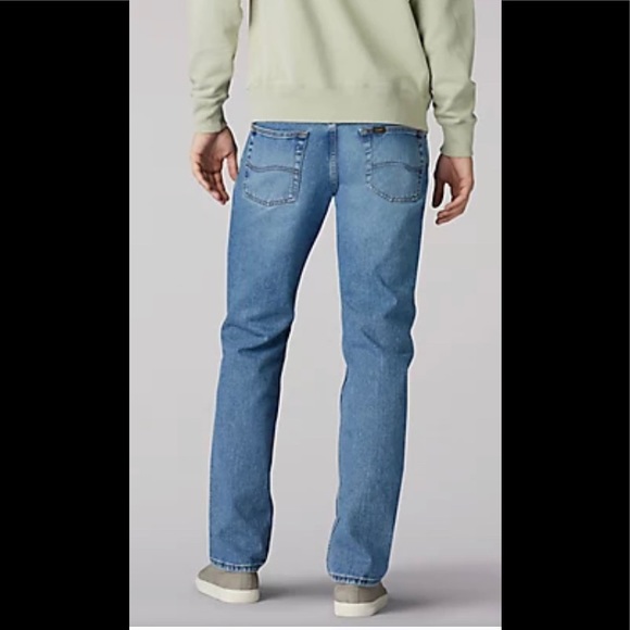 NWT MEN’S REGULAR FIT STRAIGHT LEG JEANS IN VINTAGE STONE SZ 42/30 - Picture 2 of 8